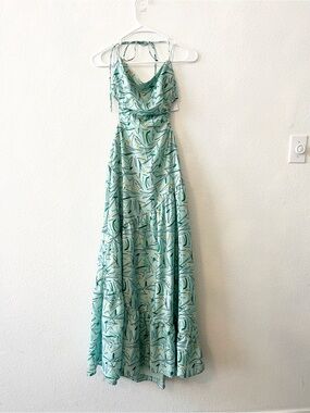 bryna ruffle strap satin maxi dress Astr | Dresses | Astr The Label Bryna Ruffle Strap Satin Maxi Dress In  White Size M
